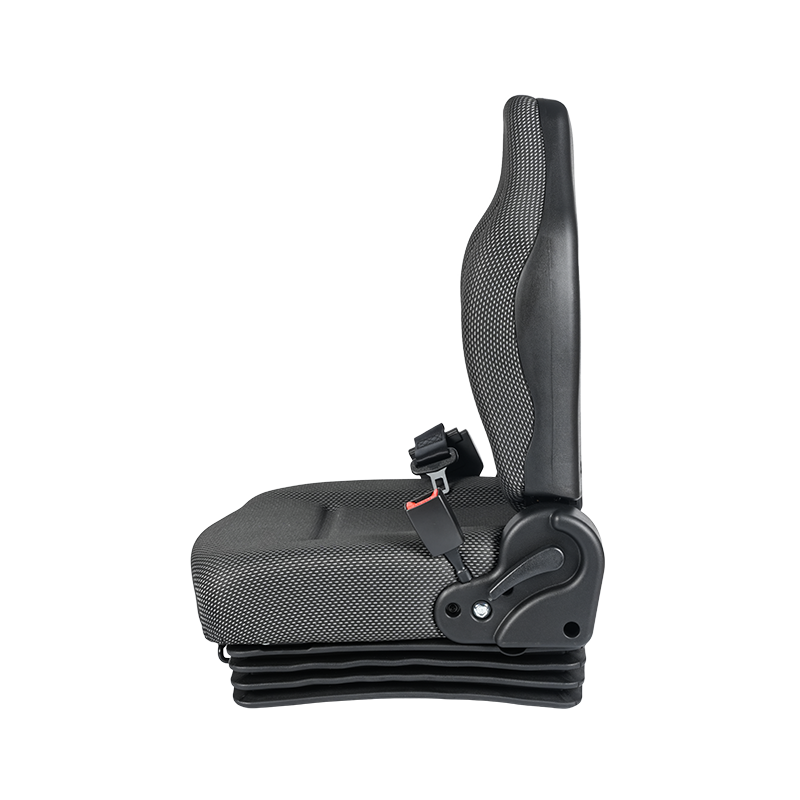 BF6-3 EN13490 IT1-zertifizierter Schubmaststapler-Sitz mit einziehbarem Sicherheitsgurt, Stoßdämpfung und OPS-Schalter für Lithium-Batterie-Gabelstapler. Kompatibel mit Hyster, Jungheinrich