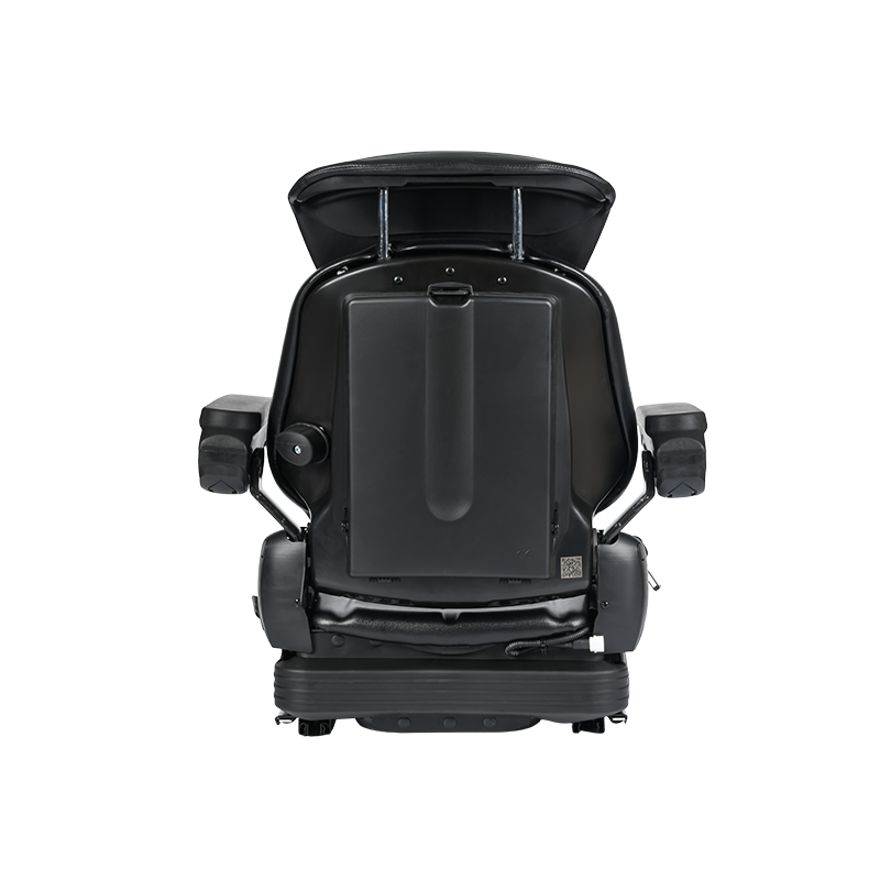 BF16MCD EN13490 IT1+IT2 & ISO7096 Doppelt zertifizierter, flacher, mechanisch gefederter Sitz. Integrierter Sicherheitsgurt und OPS-Schalter