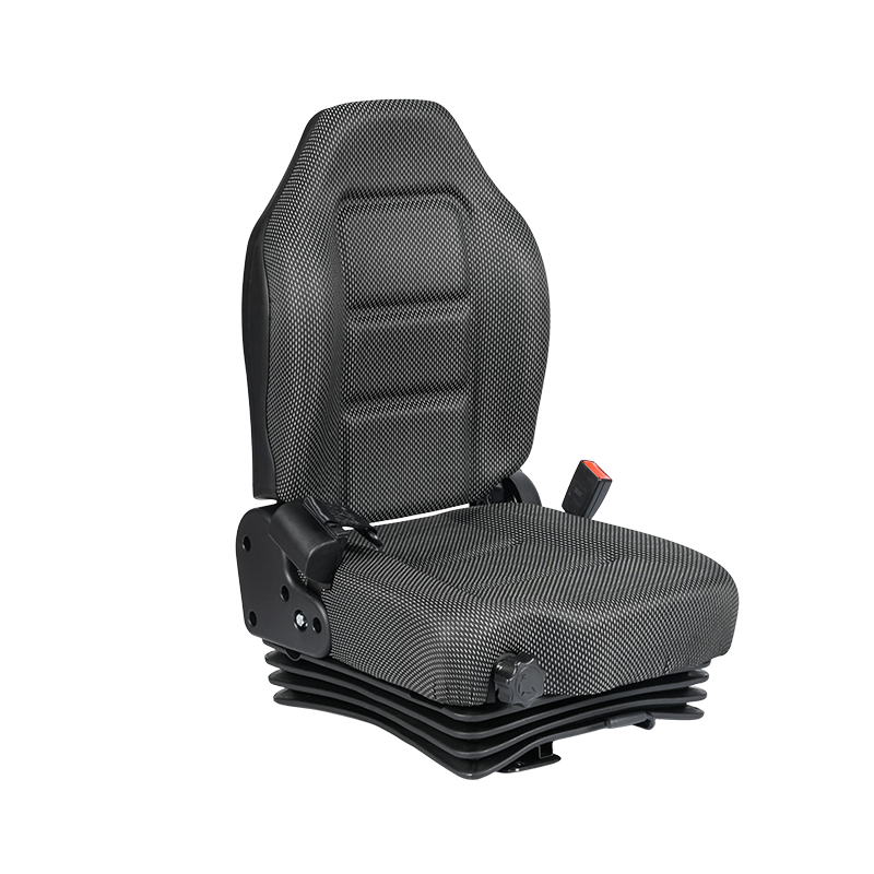 BF6-3 EN13490 IT1-zertifizierter Schubmaststapler-Sitz mit einziehbarem Sicherheitsgurt, Stoßdämpfung und OPS-Schalter für Lithium-Batterie-Gabelstapler. Kompatibel mit Hyster, Jungheinrich