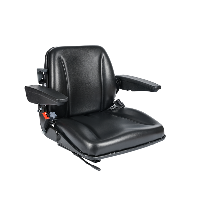 BF8-4 Robuster, mechanisch klappbarer Landwirtschaftssitz für landwirtschaftliche Gabelstapler mit Gewichtseinstellung 